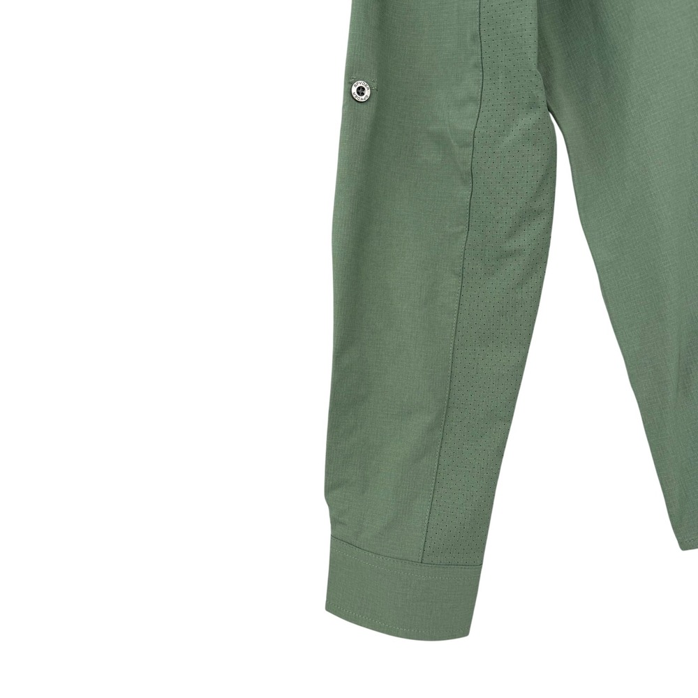 NWT Spyder ProWeb Travel FlexWeb Stretch Shirt Mens Small Spruce Green Gorpcore - Picture 7 of 10